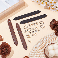 2 сумка 2 цвета микрофибры кожа подвесные застежки&nbsp;DIY-CL0002-41