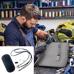 1 сумка ручной работы из искусственной кожи плечевой ремень комплекты аксессуаров&nbsp;DIY-CL0001-03A