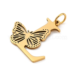 Pendentifs en acier inoxydable avec placage ionique (IP) 201&nbsp;STAS-N103-184G-L