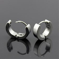Messing huggie Creolen&nbsp;EJEW-EE0002-252F