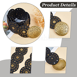 Винтажные ремни с дисковой цепью из искусственной кожи AJEW-WH0696-051B