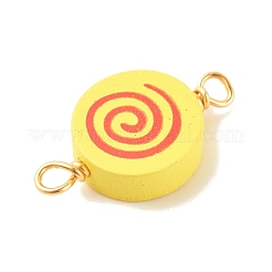 Окрашенные аэрозольной краской деревянные соединительные шармы&nbsp;PALLOY-JF01427-17