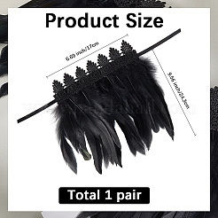 Ärmelschoner aus Polyester&nbsp;AJEW-WH20011-77D