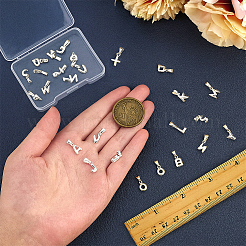 26 Stück 26 Stile Messing Charms&nbsp;KK-PH0014-20