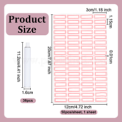 36 шт. пустая алюминиевая трубка для масляной краски DIY-OC0013-97