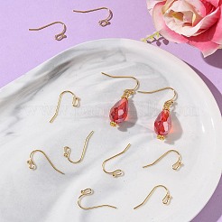 Латунные крючки для сережек&nbsp;XGR0138G-154G