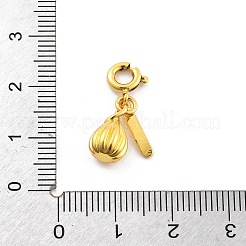 Латунная подвеска с фруктами&nbsp;LS-HJEW-P020-01H-G