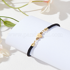 1 bracelet réglable en cordon de nylon pour femmes et hommes&nbsp;BJEW-LP0001-30Q