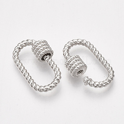 Латунные брелоки с карабином KK-T047-02P