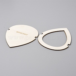 12 шт. шаблон для вырезания листьев/цветов в технике макраме из дерева DIY-WH0049-08