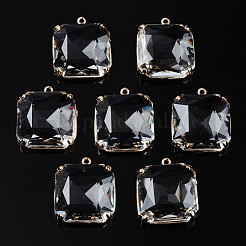 Прозрачные стеклянные подвески GLAA-Q088-020