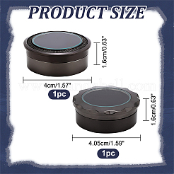 2 шт. 2 стиля ящиков для хранения россыпью алмазов из нержавеющей стали CON-PH0002-98