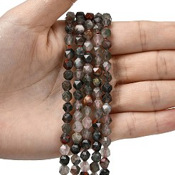 Природные африканские гелиотроп бисер пряди G-Z119-A28-01