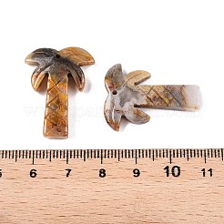 Подвески из натурального сумасшедшего агата и кокосовой пальмы&nbsp;G-N342-02F