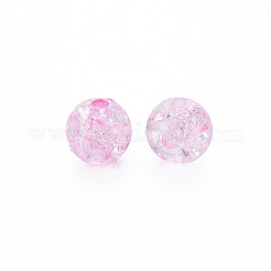 Прозрачных бусин акриловые треск MACR-S373-66-N04