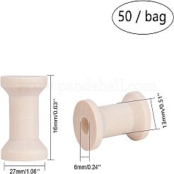 Катушки с деревянными нитками ODIS-OC0001-02B