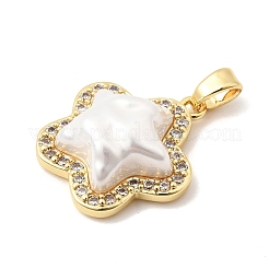 Pendentifs en laiton zircon cubique transparent&nbsp;KK-Z160-11G