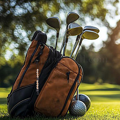 6 шт. шнур из полиэстера и спандекса и смоляные бусины для гольфа подсчет ударов счетчик очков&nbsp;HJEW-DR00175