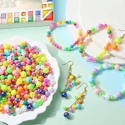 150 g de perles acryliques opaques&nbsp;OACR-SZ0001-70