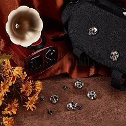 6 шт. булавка в виде черепа из сплава для задней части рюкзака JEWB-PH0001-37