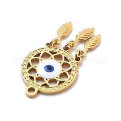 Подвески из нержавеющей стали 304 с эмалью&nbsp;RESI-R155-014G