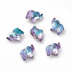 Perle di vetro trasparente&nbsp;GLAA-P054-01A