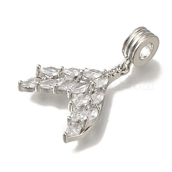 Стеллажное покрытие латунь проложить прозрачный кубический цирконий европейские подвески с подвесками KK-H485-30P