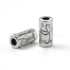 Сплавочные овальные бусины тибетского стиля  TIBEB-L004-066AS