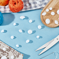 300 шт. 5 стильных пуговицы с тремя отверстиями из смолы на ножке BUTT-PH0001-17