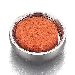 Диффузор-медальон из нержавеющей стали 304 для ароматерапии с эфирным маслом AJEW-N025-09P