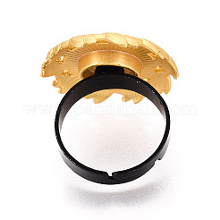 Base de anillo de copa con bisel de aleación y hierro ajustable con bandeja giratoria&nbsp;MAK-T012-01G