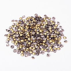 Strass de grade A de dos en plaqué de diamand en verre&nbsp;RGLA-SS28-003