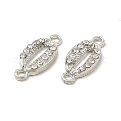 Charms connettore in lega con strass di cristallo&nbsp;LS-FIND-H039-74P
