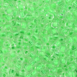 Светящиеся в темноте прозрачные стеклянные бусины 8/0 шт.&nbsp;SEED-YWC0001-01F
