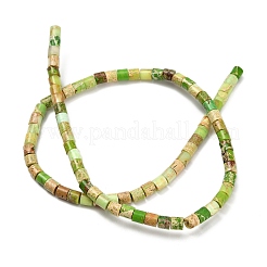 Крашеные бусы из натуральной императорской яшмы G-P600-C01-01