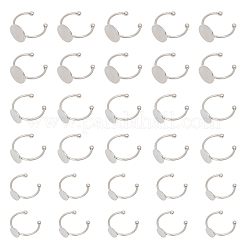 3 размер нержавеющая сталь открытая манжета кольцо для пальца поиск STAS-CA0001-92P