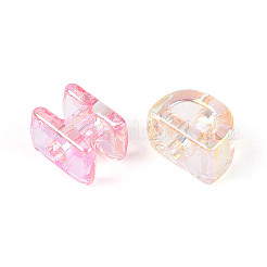 Уф-покрытие прозрачные акриловые бусины PACR-T017-13M