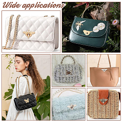 5 стильная застежка для сумки из сплава в виде птицы/бабочки/кошки с поворотным замком FIND-PH0017-37