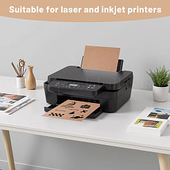 Наклейки из крафт-бумаги и ПВХ&nbsp;DIY-WH0899-410B