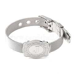 Браслеты-цепочки для часов из нержавеющей стали 304 для женщин и мужчин&nbsp;BJEW-P386-09P-J