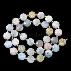 Природные морганит нитей бисера&nbsp;G-C116-A185-02