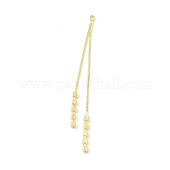 Chaîne à maillons Boston en laiton avec gros pendentifs à pompon&nbsp;KK-P227-12G