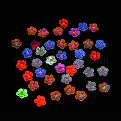 Cabochons décodés en résine lumineuse&nbsp;RESI-K036-08A