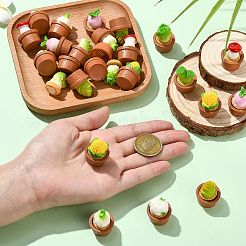 24 шт. 8 стиля декора для растений в горшках из смолы&nbsp;AJEW-CJ0001-80