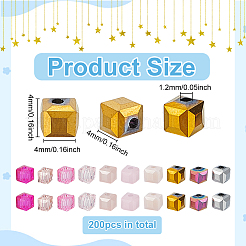 2 пакетик бусин из искусственного хрусталя FIND-PH0026-13B