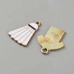 Pendentifs en alliage émaillé de la série sportive&nbsp;ENAM-WH0073-13