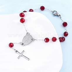 Браслеты из звеньевой цепи из нержавеющей стали 304 BJEW-A032-05P