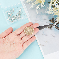 40 шт. 925 шт. для сережек-гвоздиков из стерлингового серебра&nbsp;STER-DC0001-03