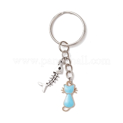 Подвесные брелки из сплава эмали&nbsp;KEYC-JKC01269