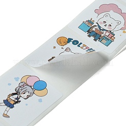 8 Stile selbstklebende Cartoon-Belohnungsaufkleber aus Papier&nbsp;LS-DIY-R083-02B